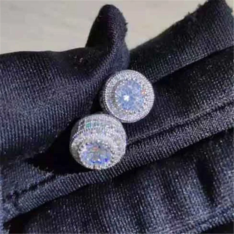 Austrian Crystal Stud Earrings — Gold-Tone, Women's
