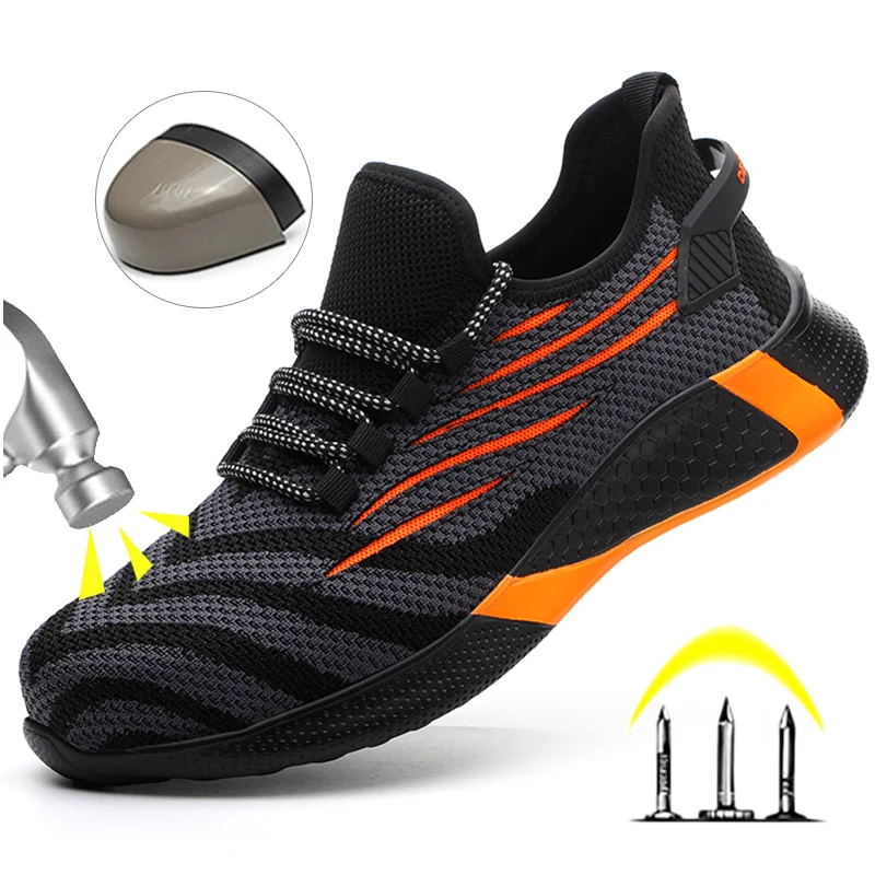 Anti-Puncture Safety Sneakers — Men's