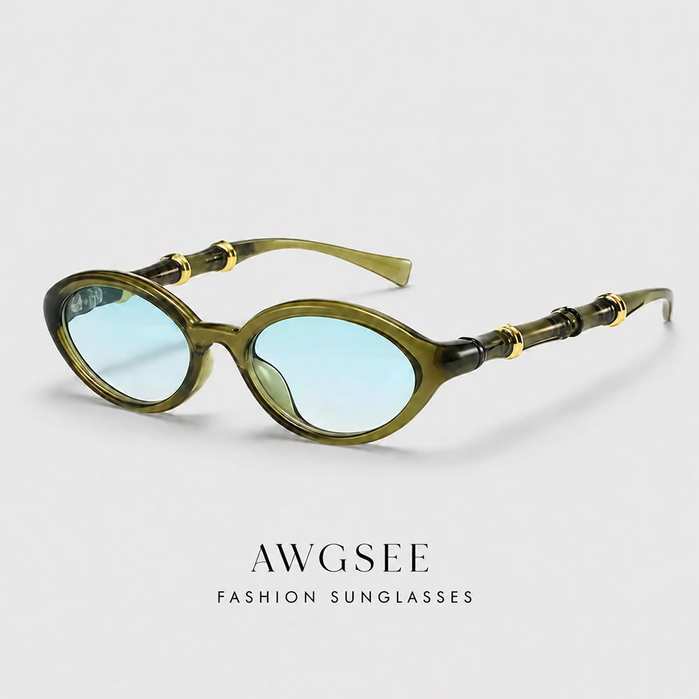 Retro Oval Sunglasses — UV Protection, Women's