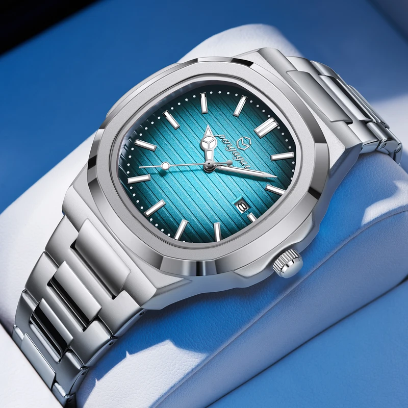 Square Military Watch — Waterproof Luminous, Men's