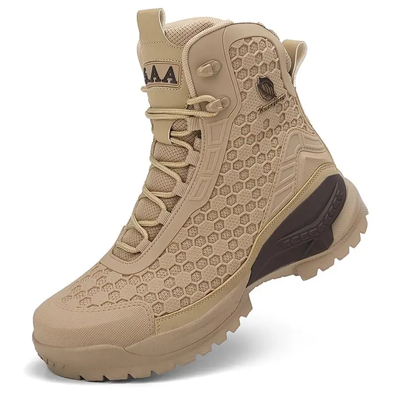 Breathable Desert Combat Boots — Men's